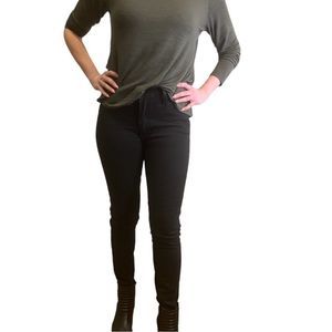 Frye Black Midrise Skinny Jeans. Size 27.